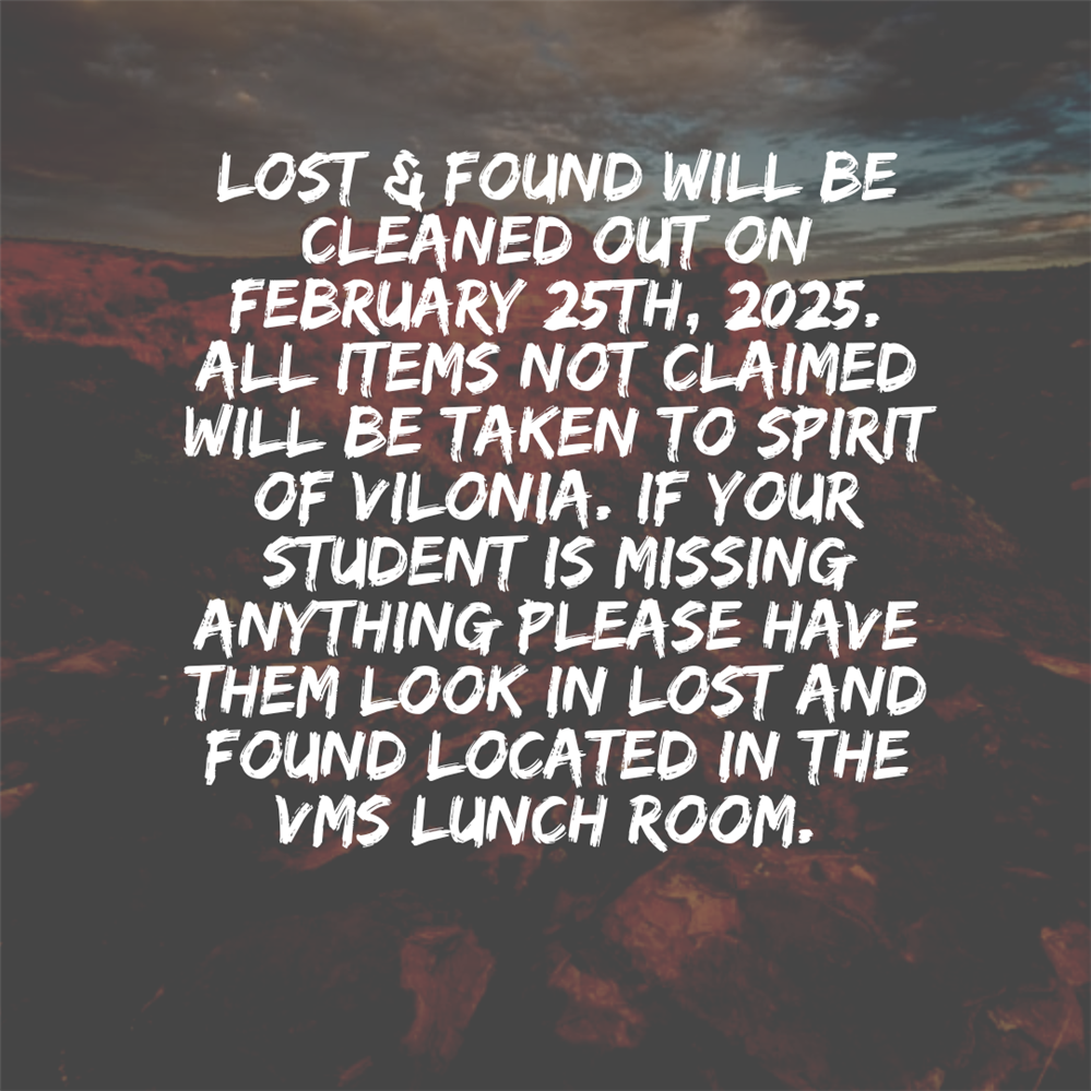  Lost & Found Clean out